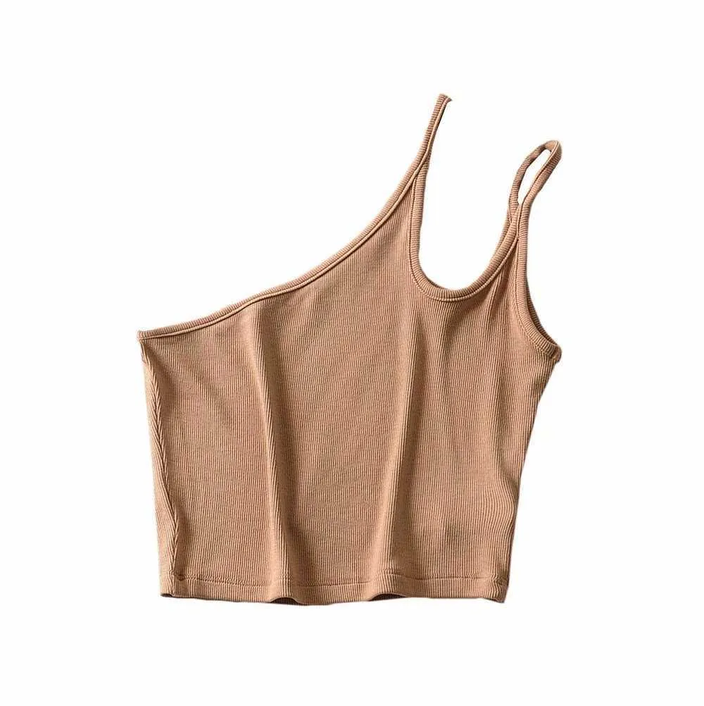 Msfancy Crop Tops For Women Slant Shoulder Black... From Kong02, $8.82 ...