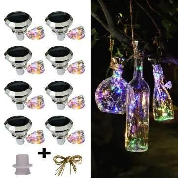 Packs De 6] KingTop Guirlandes Lumineuses à Piles Étanche Argent Fil