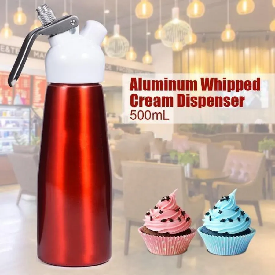 500 мл N2O Dispenser Cream Whipper Coffee Dessert Sauces Bult Whipper Aluminum сплав кремовой пены производители торт инструменты