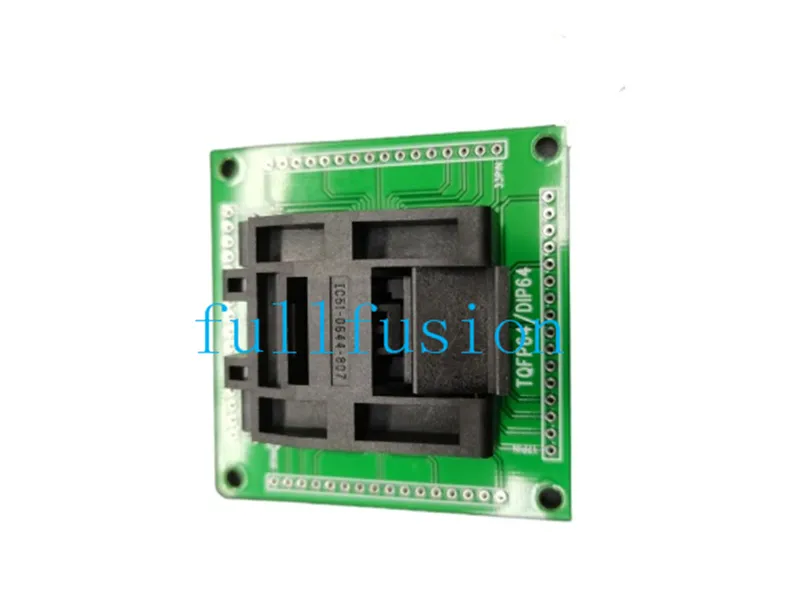 TQFP64 TO DIP64 Adattatore di programmazione Yamaichi IC Test Socket IC51-0644-1972 QFP64