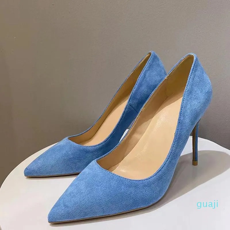 light blue womens dress shoes Chloe Blue Leather Shoes for girls by Age of Innocence, 30 - Age of Innocence