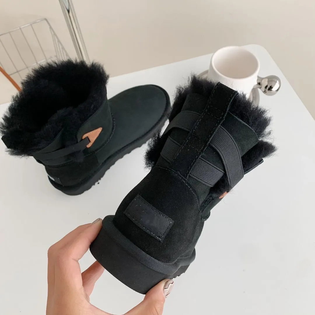 women Designer Boots Knee Ankle Half Fur Boot Designers Cotton Fabric shoes Fashion shoe Winter Fall with box EU:35-40By shoes72