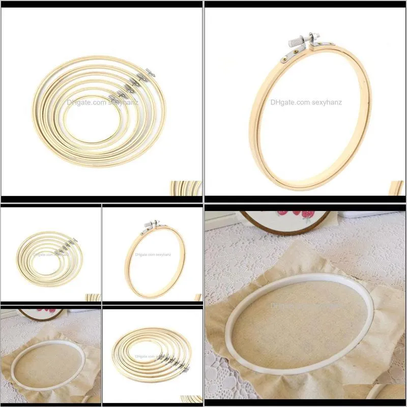 embroidery hoop embroidery hoops wood rings for cross stitch sewing 13cm 17cm 20cm 23cm 26cm 30cm tambour frame hot1