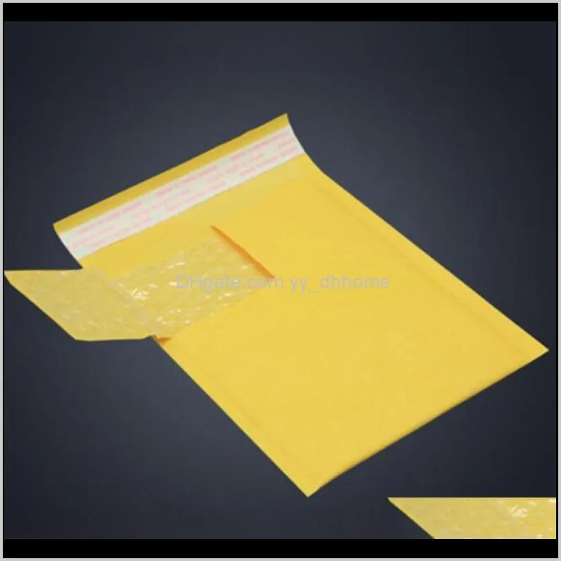 50 pc 22 x 25cm kraft paper bubble envelope bag mail filled envelope with bubble mail bag