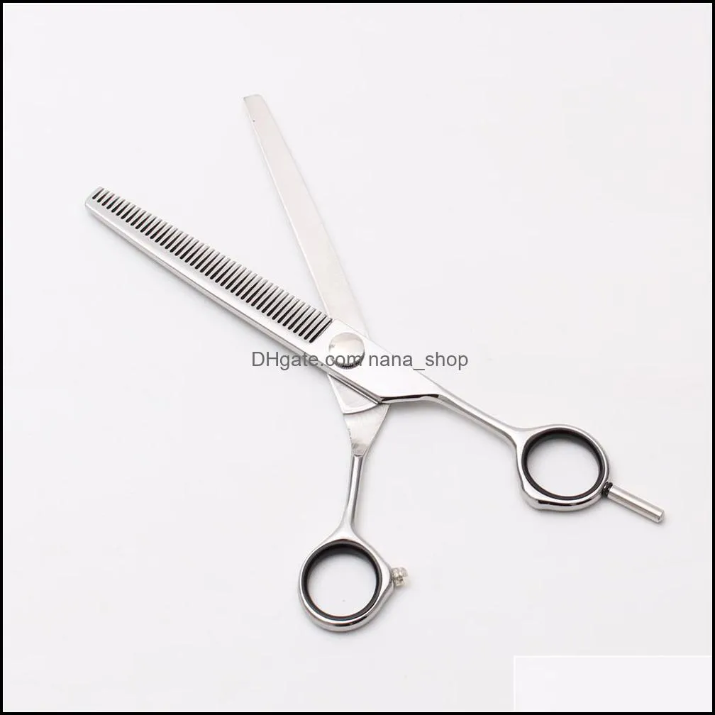 5`` 5.5`` 6`` 7`` customized logo professional human hair hairdressing cutting shears thinning scissors c1021