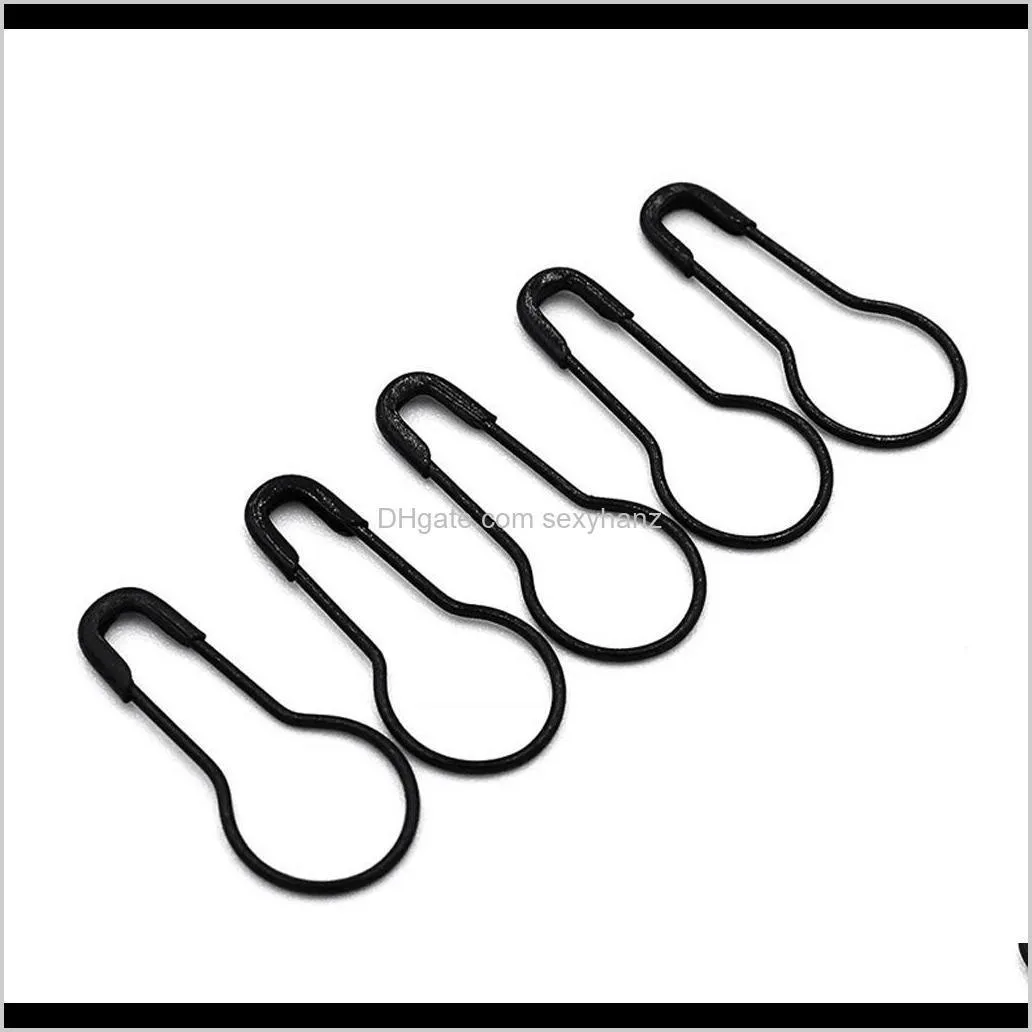 pack of 1000 black bulb pins metal safety pins calabash pin for clothing crafting, knitting marker and diy projects