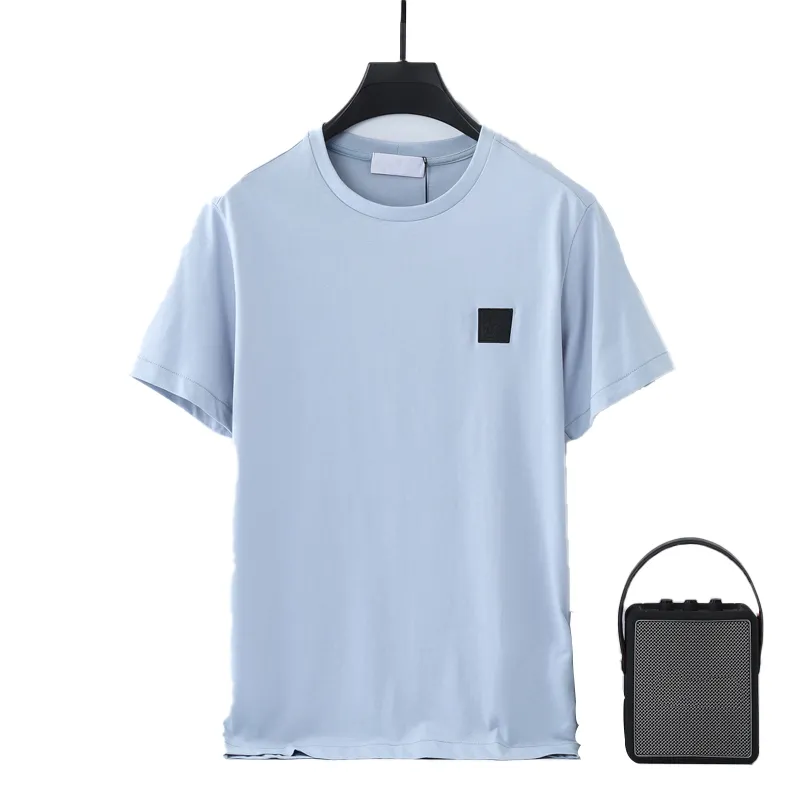 Summer Lovers Leisure Time Polo Shirt Cotton Men's T-Shirts Loose and Simple Printed Logo Letter Crew Hals Kort ärm