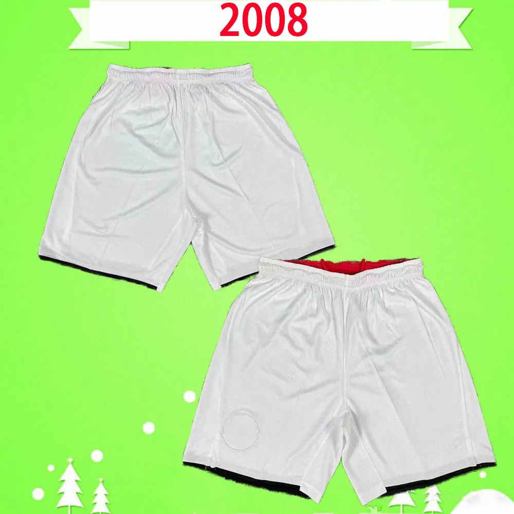 MANCHESTER Rooney Saha RETRO Soccer Shorts 2007 2008 Football Pants 07