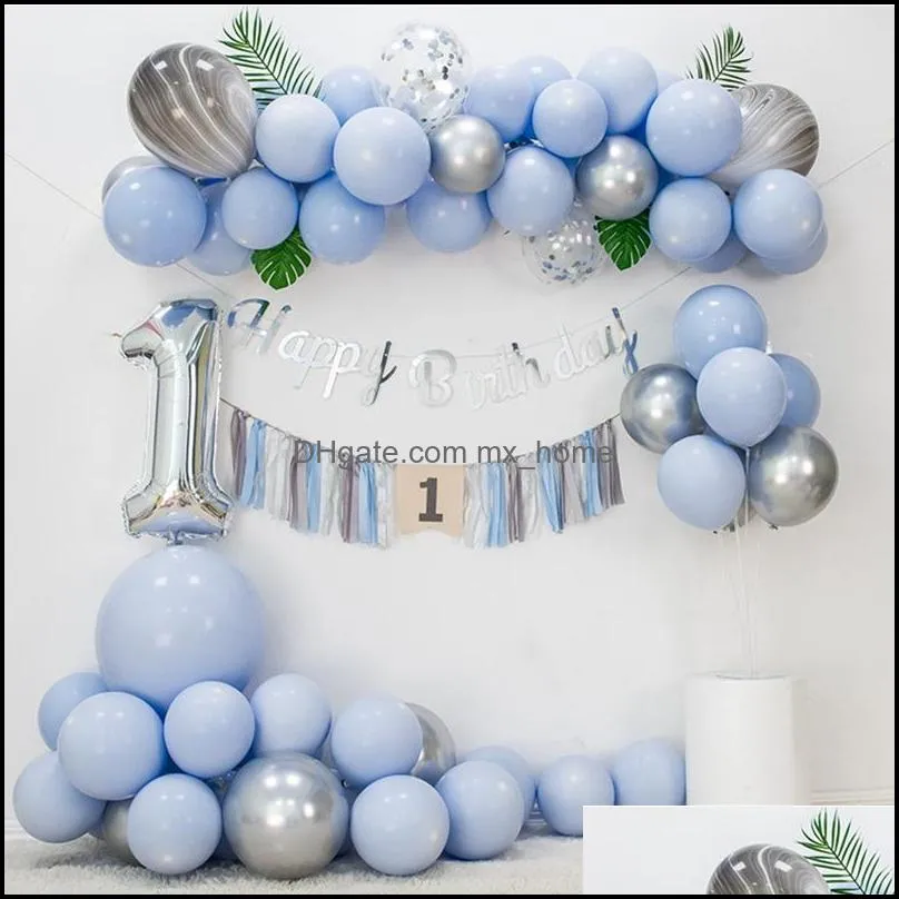 Decorazione Evento Forniture per feste festive Giardino domestico 100Pcs 10 pollici Aron Latex Matrimonio Compleanno Decorazioni Palloncino Festival Atmosfera De