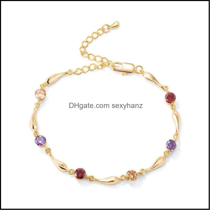 Anklets Listing Product Concise Drip The Shape Of Stone Anklet European For Women Wholesale Factory Fashion