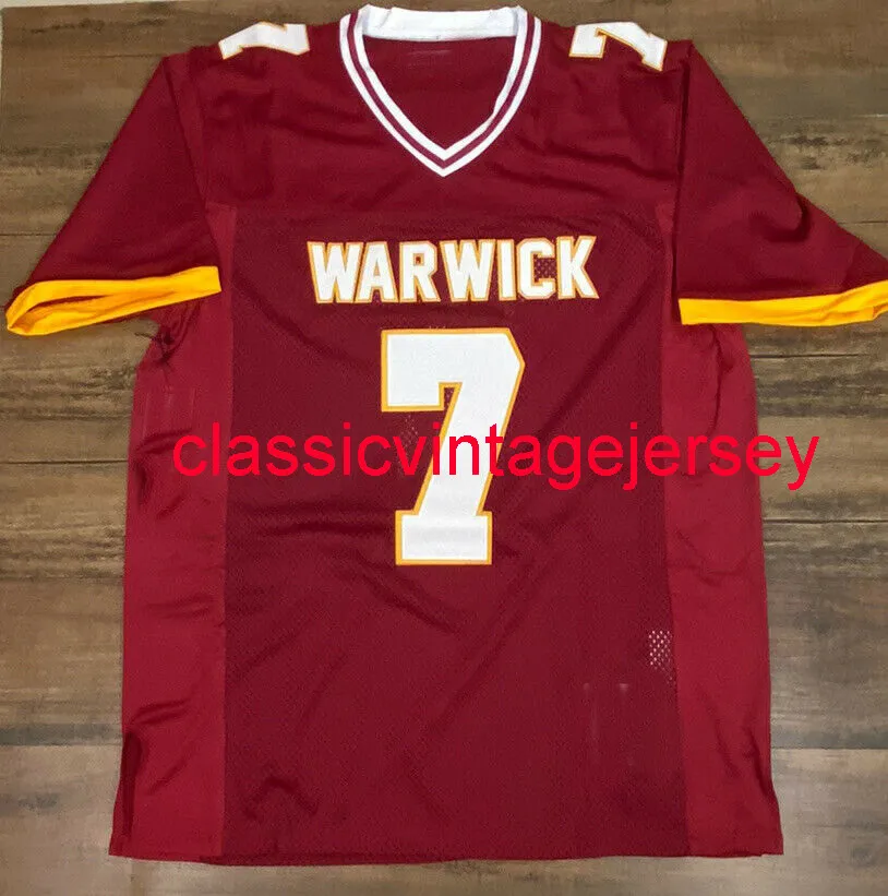 Uomo Donna Gioventù Michael Vick Warwick High School Football Jersey Classics NOVITÀ Personalizzata cucita Qualsiasi nome numero Maglia da calcio