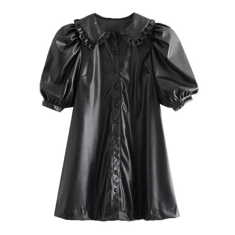 layered satin dress LAPOINTE Lightweight Satin Layered Mini Dress With Feathers main image 0
