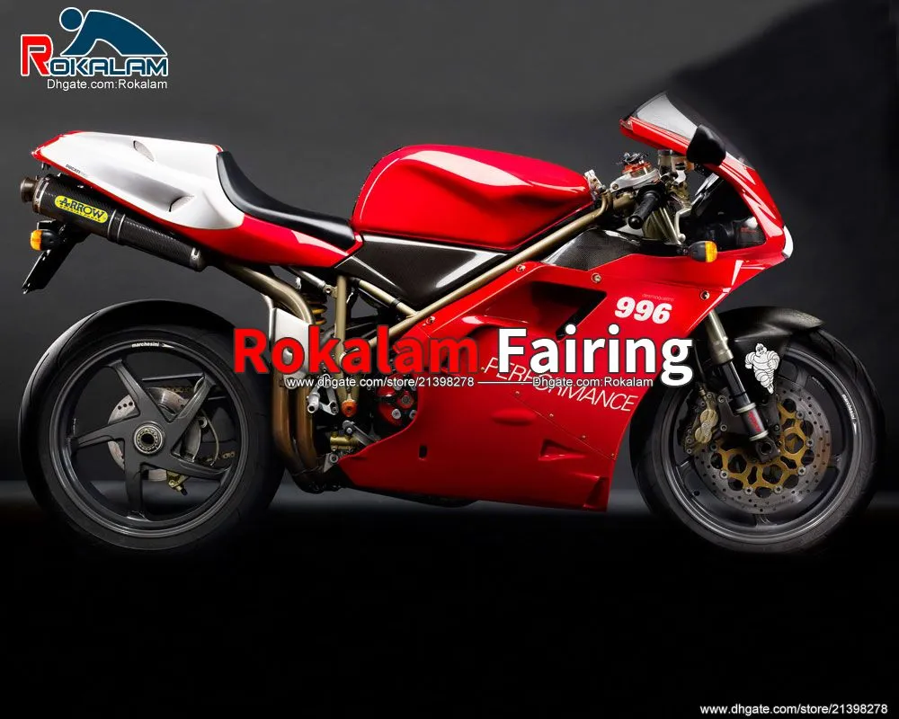 Для Ducati 996 748 Крышки тела 96 97 98 99 00 01 02 1099 1996-2002 Комплект обтекателей (литье под давлением)