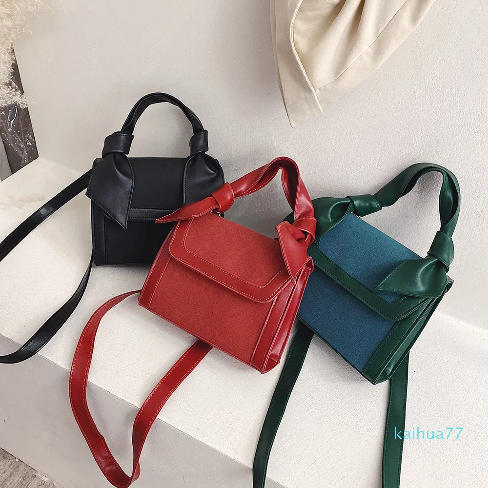 2021 الأزياء تريند رسول حقيبة المحمولة بو الجلود الصغيرة مربع crossbody حقائب واحدة الكتف حقيبة رفرف حقيبة للنساء