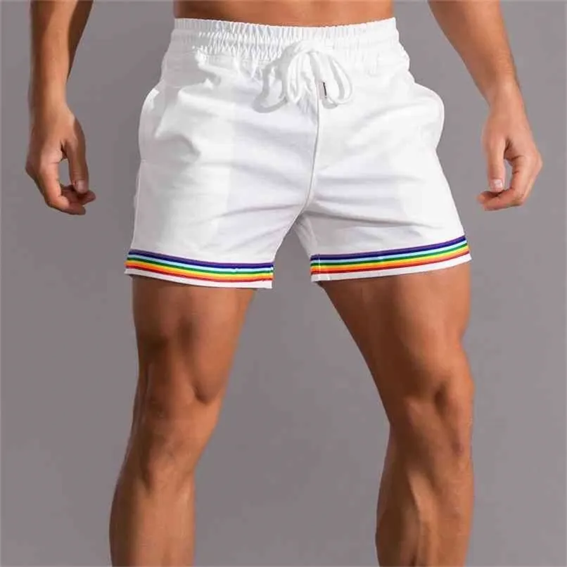 Homme gay shorts arc-en-ciel mâle 210806