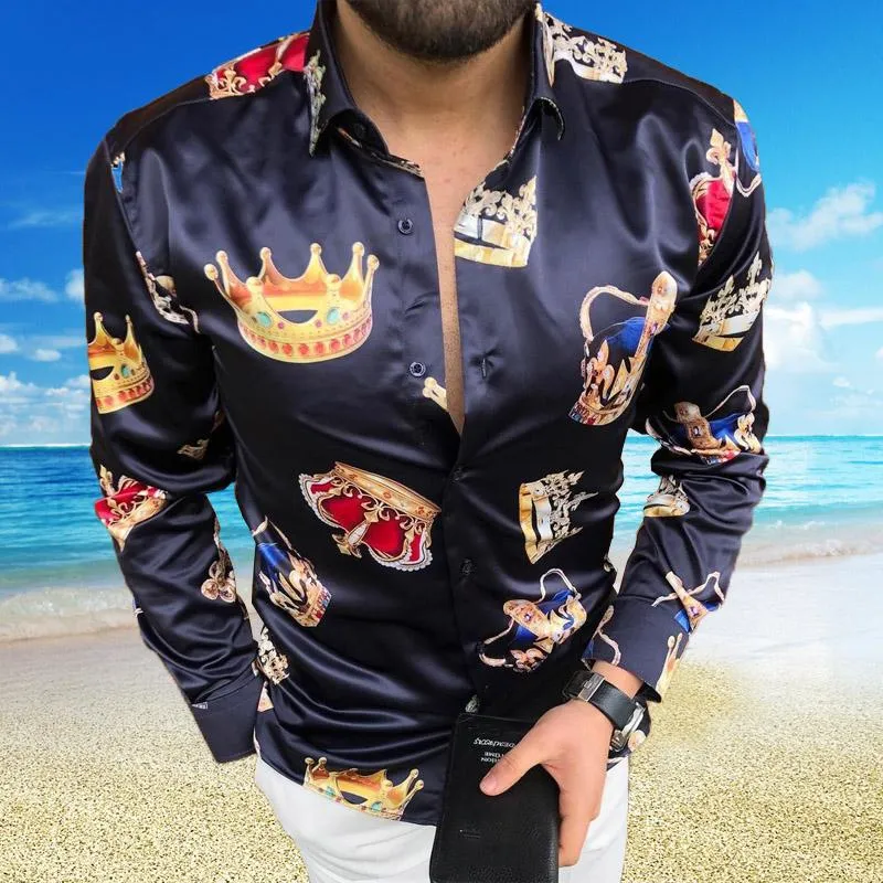 Chemise hawaienne sales manche longue homme