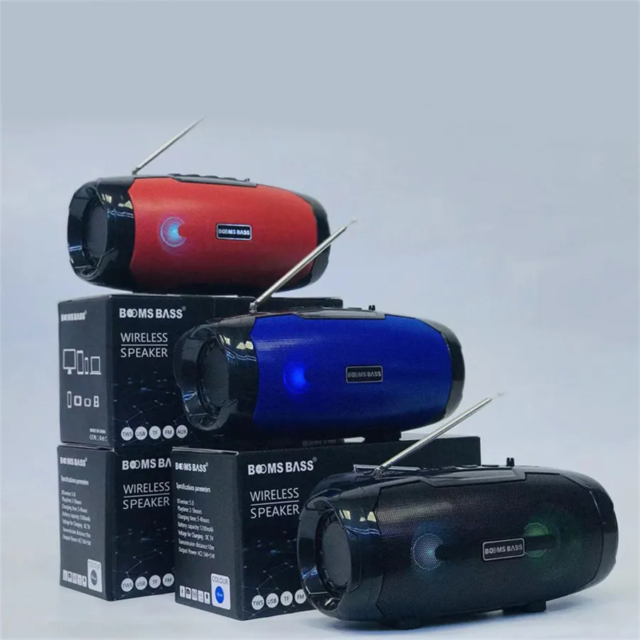 L101 Bluetooth Wireless Speaker Outdoor Portable Boom Speakers Support TF FM USB AUX TWS Super Bass