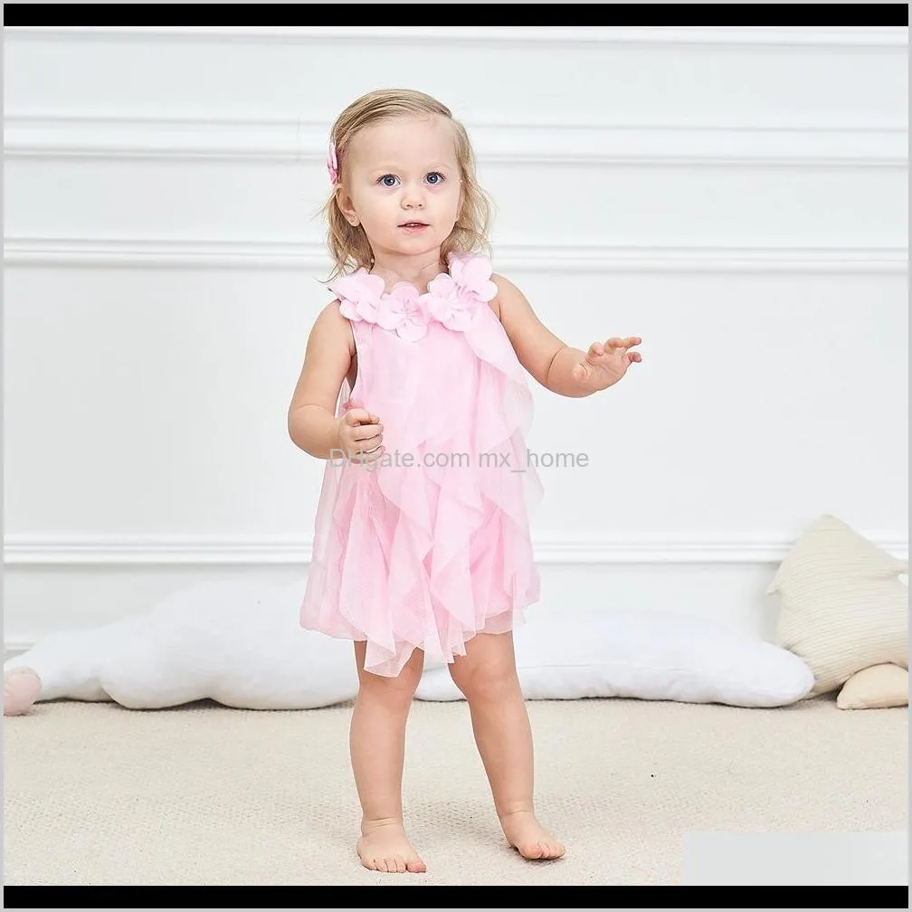summer infant clothing toddler baby romper dress full month year baby girls princess birthday dresses jumpsuits baby clothing 0-24 m