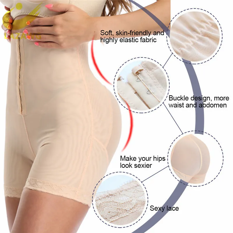 Women Abdomen Faja Tummy Control Panties Shapewear Hight