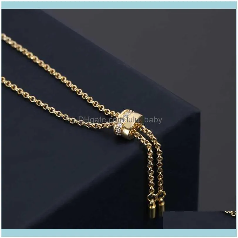 Pendant Necklaces Fashion Cubic Zircon Coconut Tree Pendants Necklace Chain For Women Luxury Jewelry