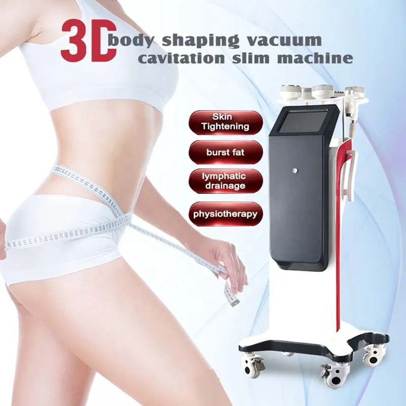 6 In 1 Slimming And Toning Machine Body Shape 40k Ultrasonic Cavitation Vacuum RF Weight Loss Cellullite Reduction Facial Care 3D Body Sculpture Instrument