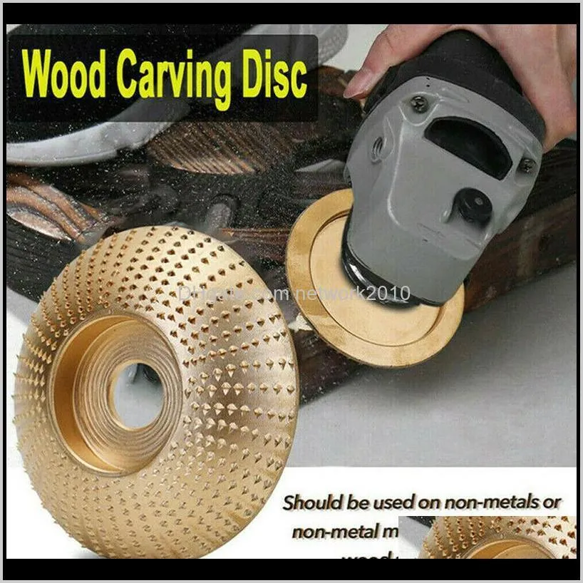 round wood angle grinding wheel abrasive disc angle grinder carbide coating 16mm 5/8