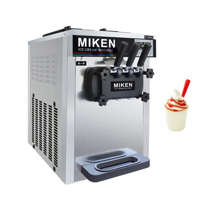 Commercial Desktop Soft Serve Ice Cream Machine For Restaurants 110V