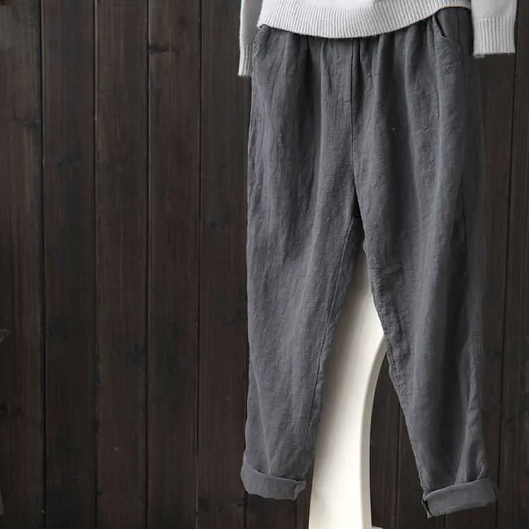 High Quality Cotton Linen Oversized Loose Leggings For Women 5XL Spring  Collection From Yanqin03, $12.72