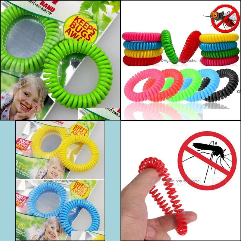 Anti-Mosquito Repellent Bracelet Anti Mosquito Bug Pest Repel WristBand Insect Repellent Mozzie Keep Bugs Away Mosquito Killer HWB7882