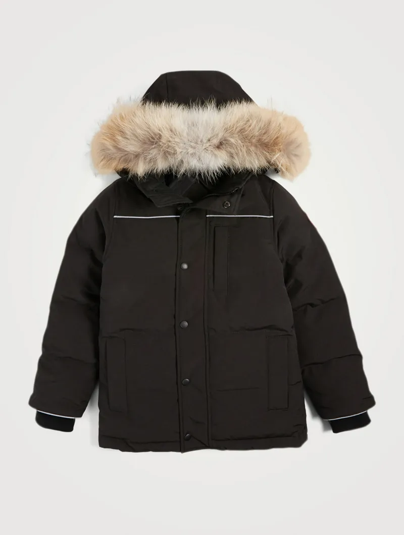 weiyi hiver vers le bas Parka enfants Jassen Daunejacke Wyndhams outwear grande fourrure manteau à capuche italie veste arctique jeunesse Doudoune Manteau