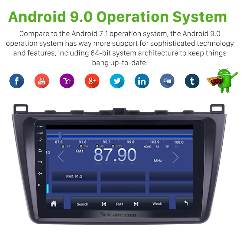  Android 11 - Radio estéreo de coche para Seat Ibiza 6J 4  2008-2015 pantalla táctil de 9 pulgadas Carplay Android Auto volante  controles Bluetooth FM AM con cámara de respaldo control