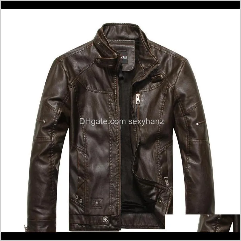 wholesale-weinianuo brand new design motorcycle jackets men jaqueta de couro mens leather jacket chaqueta hombre cuero men`s coats 176