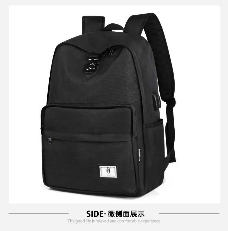 SenkeyStyle Large Capacity Black Backpack With Shoe Compartment For Men Perfect For Summer Travel Casual School And Daily Use From Ulikebags 35.54 DHgate.Com