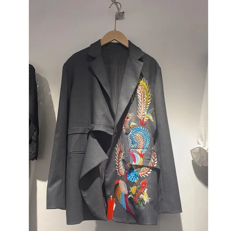 60割引即日発送 レディーススーツブレザー女性フォーマルスーツイギリス風ゴシックスチームパンクカジュアルファッションストリートウェアルーズプラスサイズ刺繍服jacke 日本製 Apparel Women S Clothing Viajealasostenibilidad Org