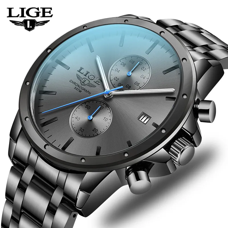 2020 Horloges voor Heren Warderproof Sport Mens Horloge Lige Topmerk Luxe Klok Mannelijke Business Quartz Polshorloge Relogio Masculino Q0524