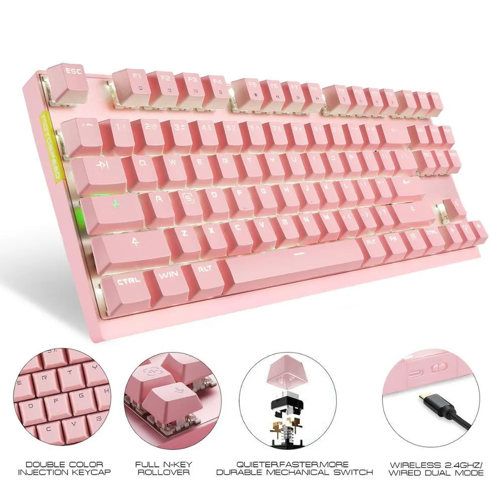 K2 Motospeed profissional OSU Gaming teclado, Mini teclado, Hot Swap, música,  jogo, com fio, mecânica