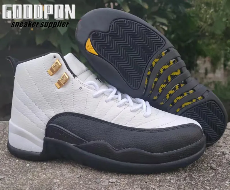 High Quality 12 Taxi mens Basketball Shoes 12s White Black Taxi Varsity Red outdoor Running Sports Sneakers Trainers 130690 125 With Box us