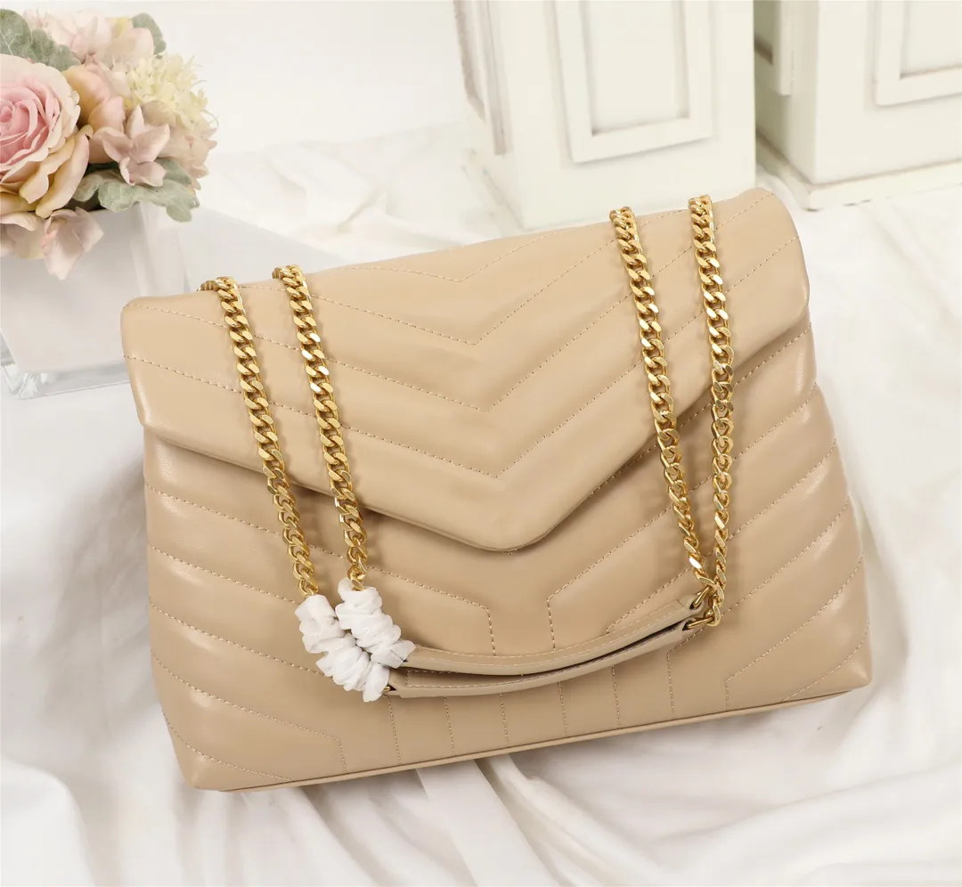 5A+Designer bags shoulder Bag Ladies luxury Crossbody Gold and sliver chain Fashion genuine leather high-capacity multi-style With the original box size 32 25 cm