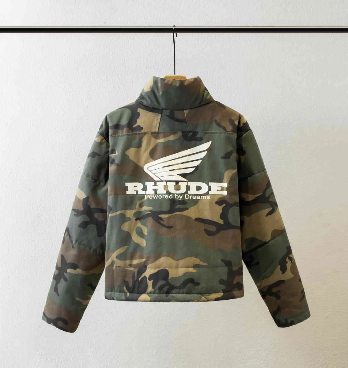 Monclair Rhude Jackets Men Women Stitching Streetwear Bomber