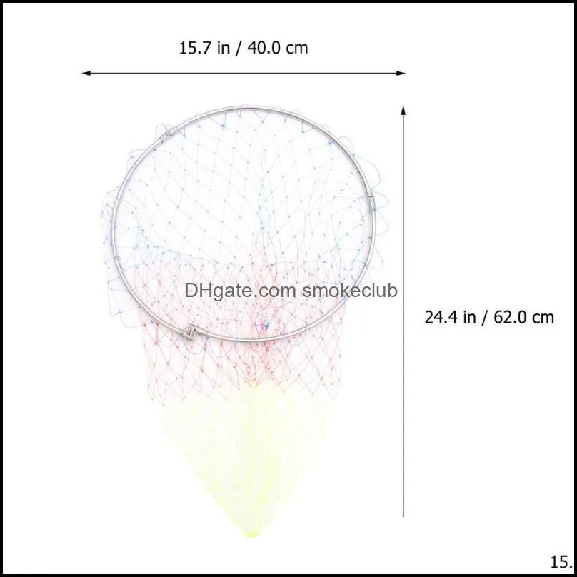 Stainless Steel Fishing Net Special Heads Foldable Tear-resistant Salvage Portable Acces Accessories