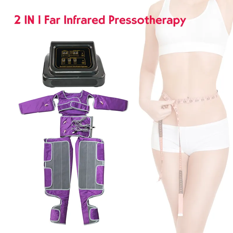 Lowest Price Air Pressure Slimming Suit Pressotherapy Lymphatic Drainage Body Contouring Beauty Salon Machine