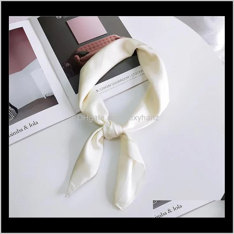 square scarf small silk scarf women spring and autumn summer fashion versatile work professional wholesale