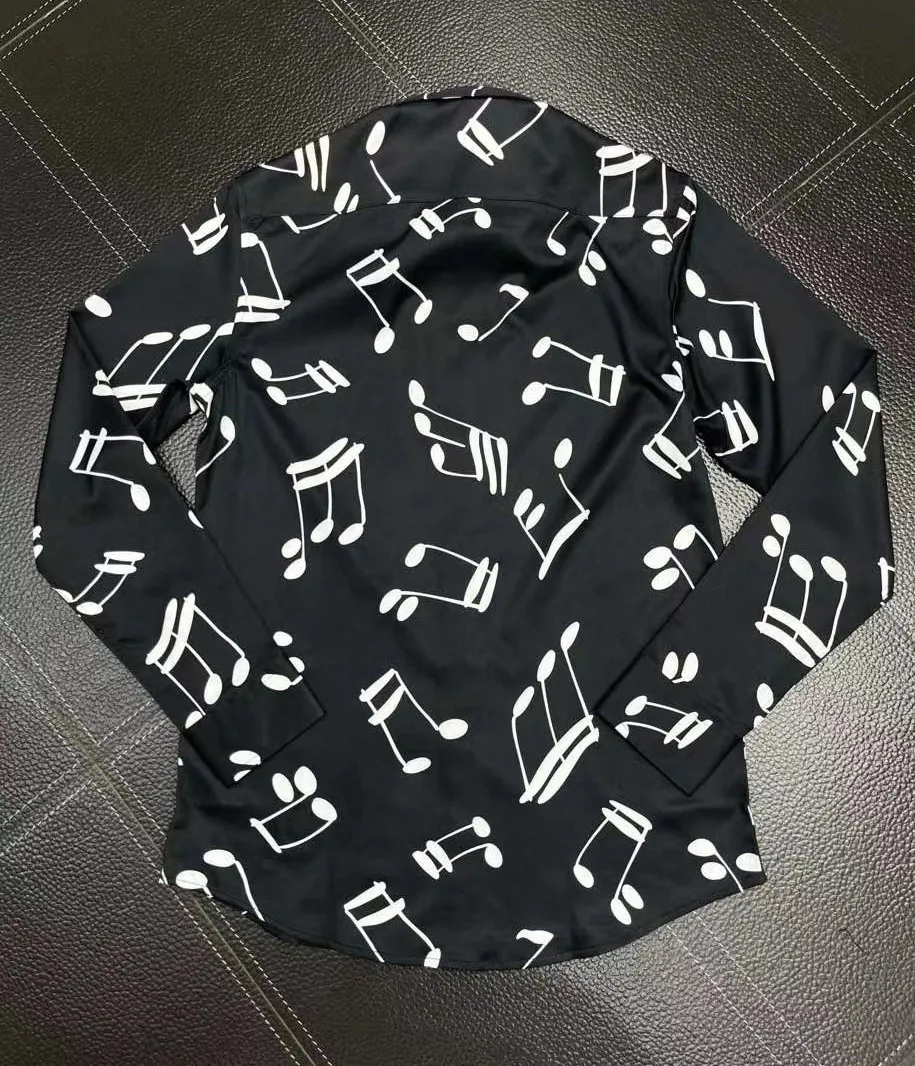 2021 New Arrival Mens Designer Black Silk Shirt Hip Hop Style Long Sleeve Dress Black Silk Shirt In High Quality Cotton From Wzfs2222 41.62 DHgate.Com