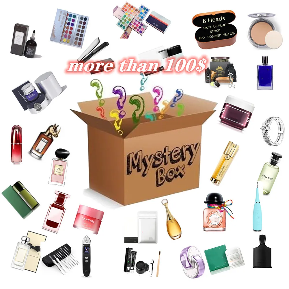 Cuidados com a pele Compõem Perfume Lip Guaros Luxo Presentes Lucky Boxes Uma Random Mystery Clean Box Presente para feriados / valor de aniversário Mais de US $ 100