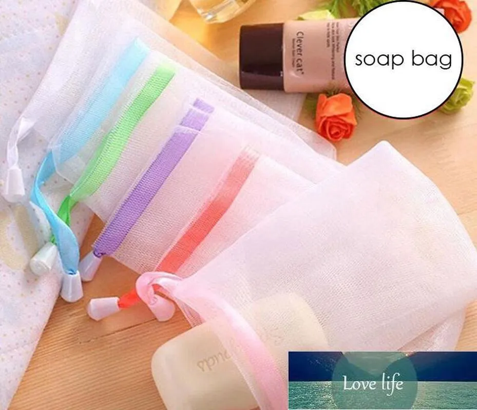 Sabão Bag Malha de Espuma Soaped Luva para espuma de limpeza de banho de banho net Banheiro Luvas de limpeza de malha de malha esponjas de esponjas de fábrica Preço especialista de qualidade Última estilo