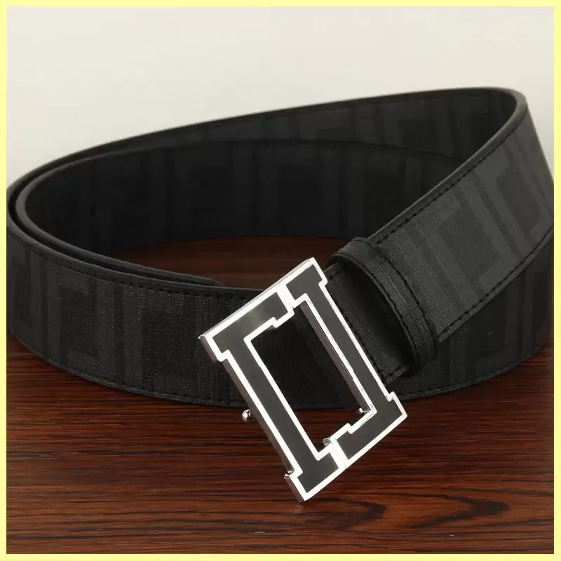 2023 Genuine Leather Belt Men Width 4.0cm Fashion Designer Belts KOR Mens Black Buckle Letter chael MICHAEL Waistband Cintura Ceintures F Belt For Women Gurte HANDBAG