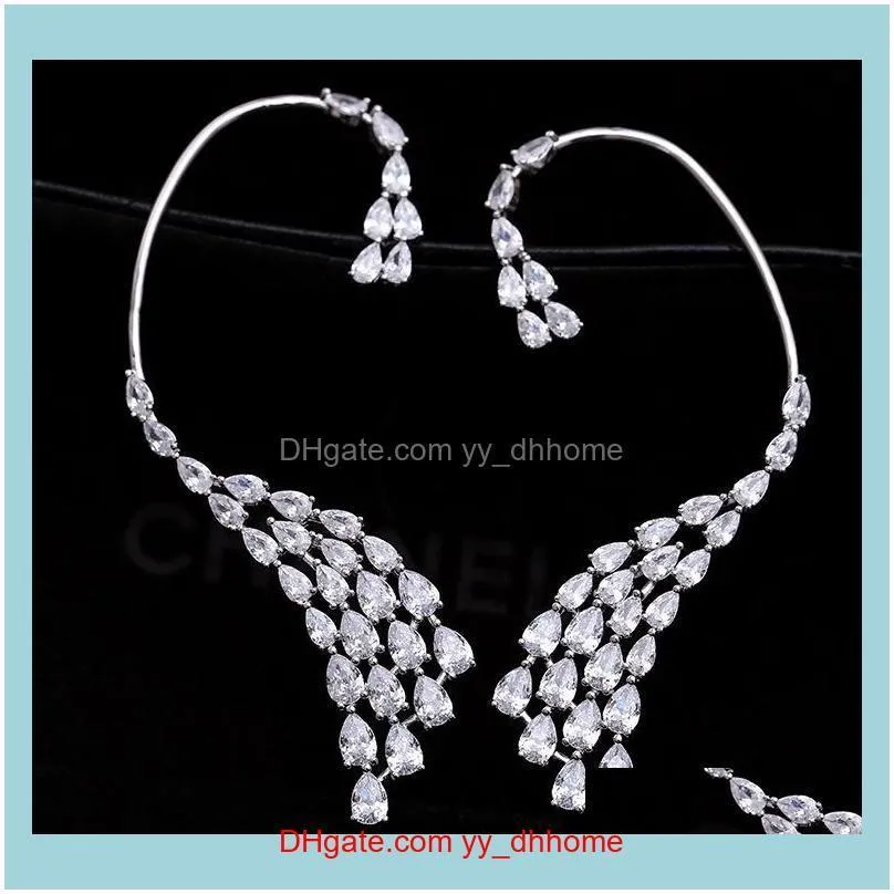 Cuff Jewelryeuropean American Fashion Trend Stars With The Same Personality Stereo Bone Clip Earrings 925 Sier Needle Zircon Exaggerated Ear