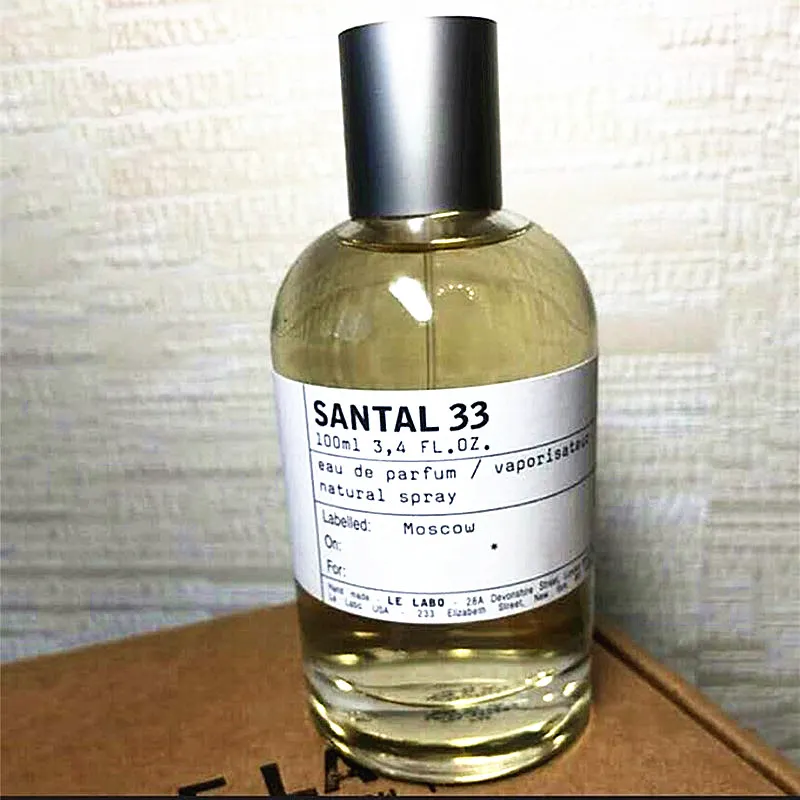 Neutralne perfumy Santal33 100ml długotrwały zapach chłopcy dziewczęta markowe zapachy wysokiej jakości US 3-7 dni roboczych Dostawa