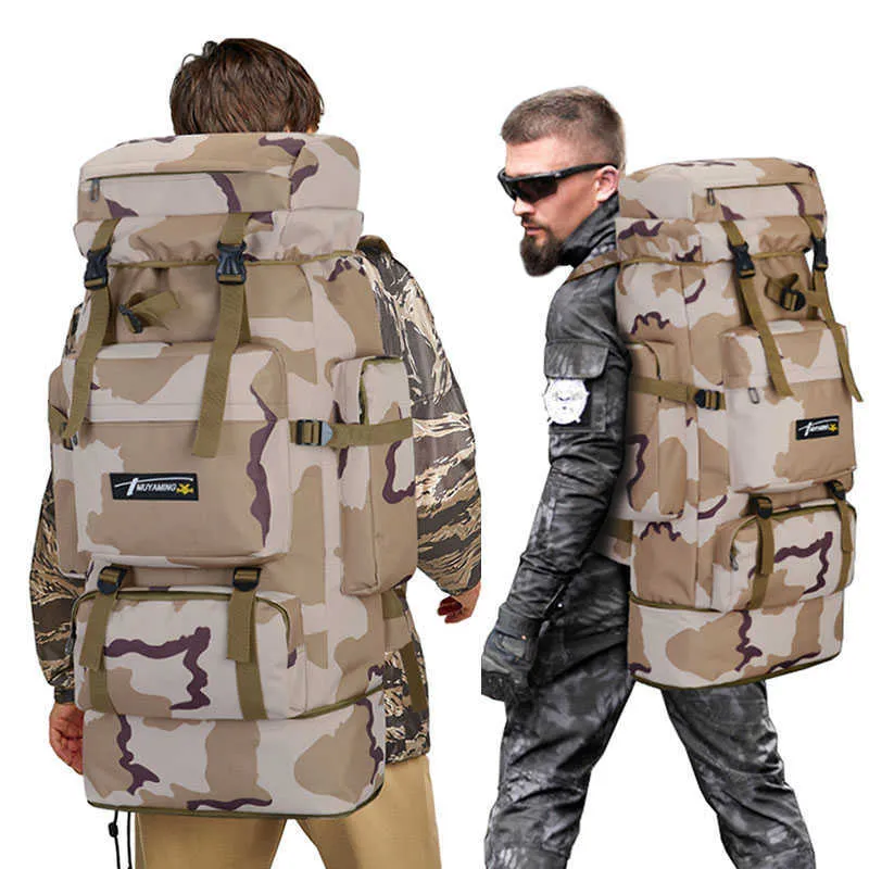 70L 85L Borsa tattica Zaino militare Alpinismo Uomo Viaggio Borse sportive all'aria aperta Molle Caccia Zaino da campeggio 2019 XA686WA Y0721