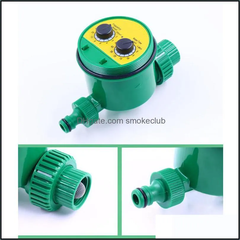 Watering Equipments Automatic Timer Irrigation Controller Knob Type Battery Operated Garden Water Sprinkler Programmer